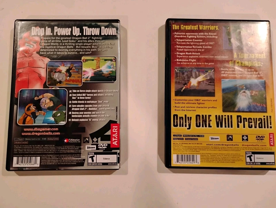 Dragon Ball Z Budokai 2 and 3, PlayStation 2,  Tested And Work!  - Image 2 of 4