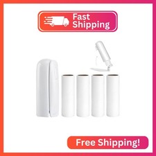 Mini Travel Lint Roller with 150 Sticky Sheets, Compact Portable Pet Hair Remove