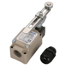Baomain Adjustable Rotary Roller Lever Limit Switch WLCA12-2-Q Momentary...