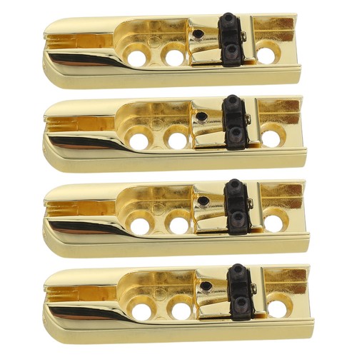 4 Pezzi Ponte Basso Senza Testa Ponti Chitarra Accessori di Ricambio per - Foto 9 di 20