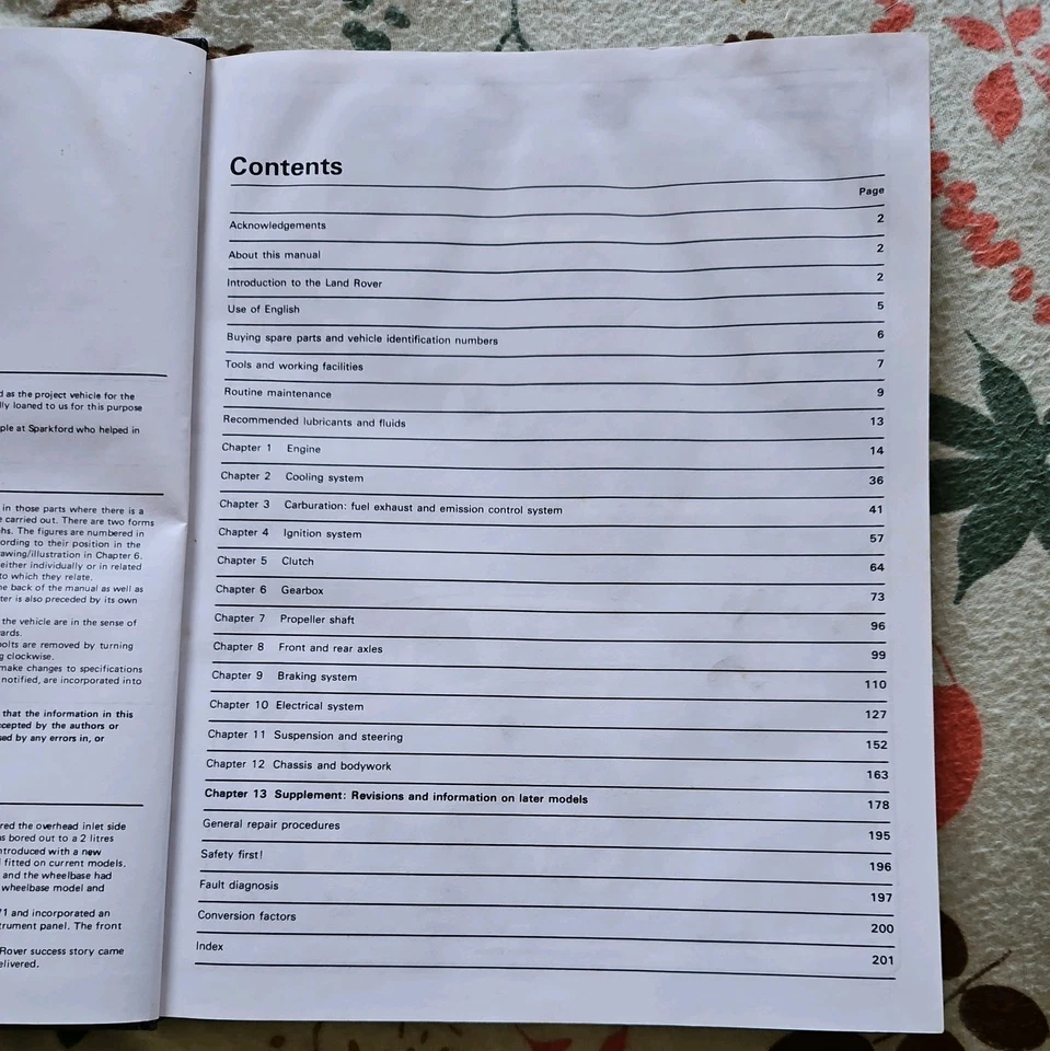 Land Rover Workshop Repair Manual Haynes Series 2 2A and 3 years 1958 - 1978 - Image 3 of 4