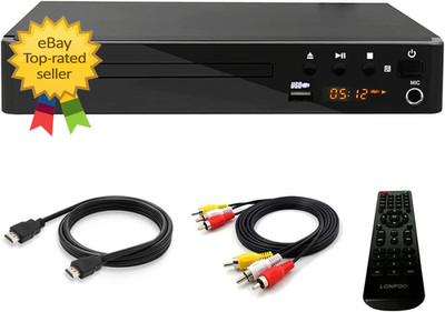 Multi Region DVD Player Zone Free PAL NTSC HD HDMI AV USB MIC Remote Compact
