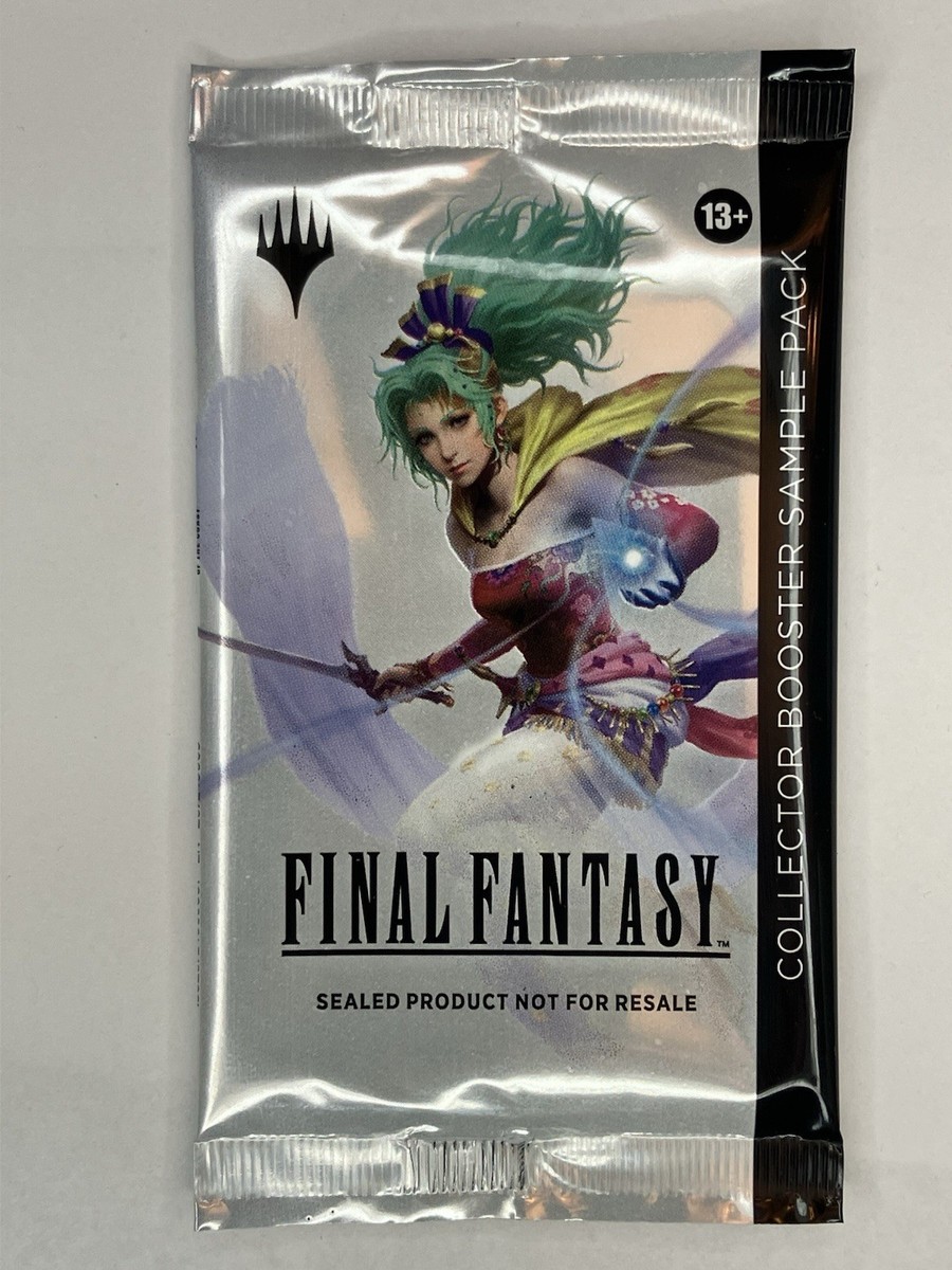 mtg final fantasy collector booster sample pack Wizards of The Coast Magic: The Gathering Final Fantasy Collector Booster (15 Magic Cards) D38530000