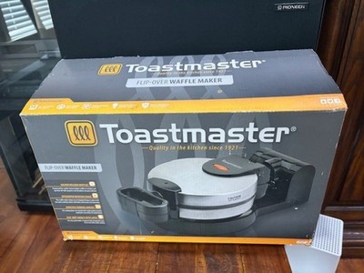Toastmaster-Flip-Over Waffle Maker For Perfectly Browned Waffles Model TM-285WM