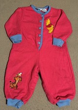 Vintage Winnie The Pooh Insulated Jumper 90s Size 12 Months