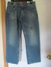 NWT Boy's size 14 Husky ARIZONA JEAN CO. Original Straight Jeans, Light Wash