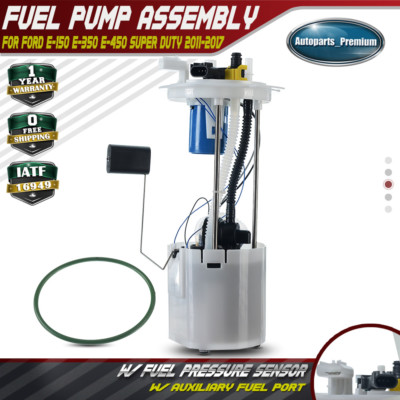 Fuel Pump Assembly w/ Pressure Sensor for Ford E-150 250 E-450 Super Duty E2580M