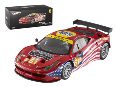 マテル HOTWHEELS ELITE フェラーリ 458 ITALIA GT2 Hot Wheels Elite 1/43 Ferrari 458 Italia GT2 Red Rare Japan