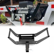 Cradle Winch Mounting Plate 8000-13,000 Ibs Hitch Receiver For 2'' 4WD SUV Truck
