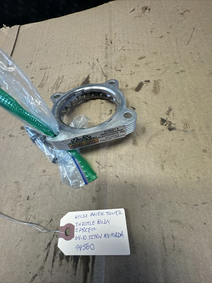 Espaciador de carrocería del acelerador Helix Power Tower para 04-10 Nissan Titan Armada 5,6 L 94560 Foto 2 de 4