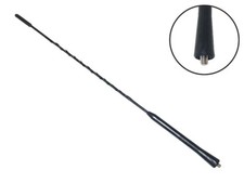 Automax Auto Antenne Stabantenne Dachantenne robust schwarz flexibel 40 cm M6