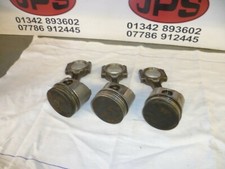 Set of 3x pistons & Conrods X yanmar  3TN66-UC engine ....£100+VAT