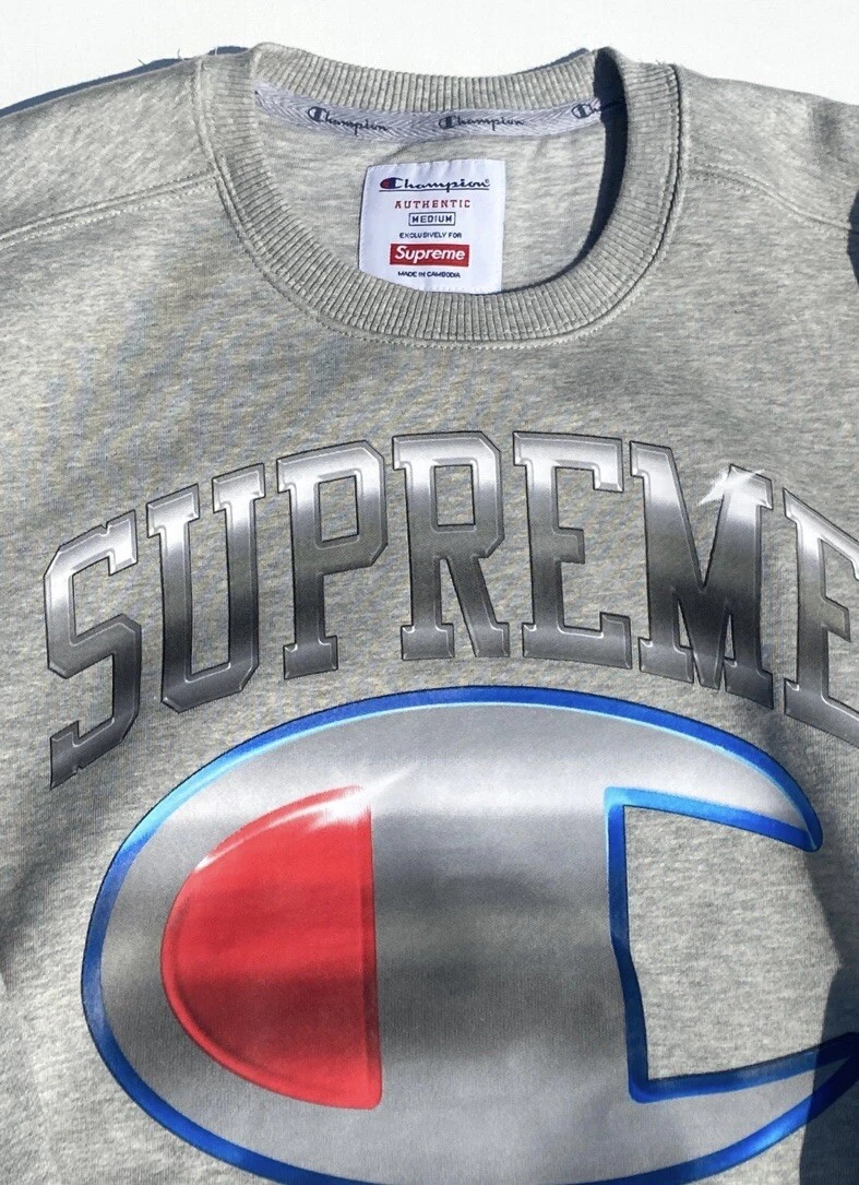 Pull logo Supreme Champion Arch taille M stock X noir vendredi cyber lundi neuf sans étiquette