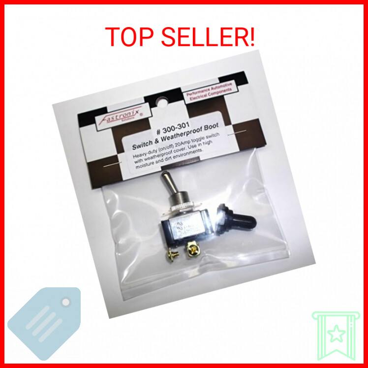 Fastronix SPST ON-Off Heavy Duty 20 Amp AC/DC Toggle Switch with ...