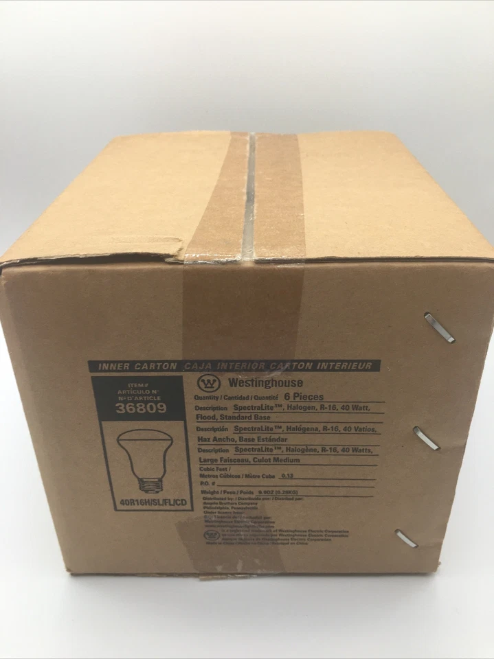 6 Replacement Bulbs WESTINGHOUSE, 36809, 40R16H/SL/FL/CD 40W SpectraLite - Image 2 of 3