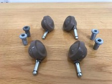 40mm Brown wheels Castors For Divan Bed Base Sofa Chair, cheap price fast post
