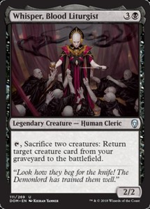 Whisper, Blood Liturgist - Foil x1 - Dominaria - NM-Mint, English - Dominaria