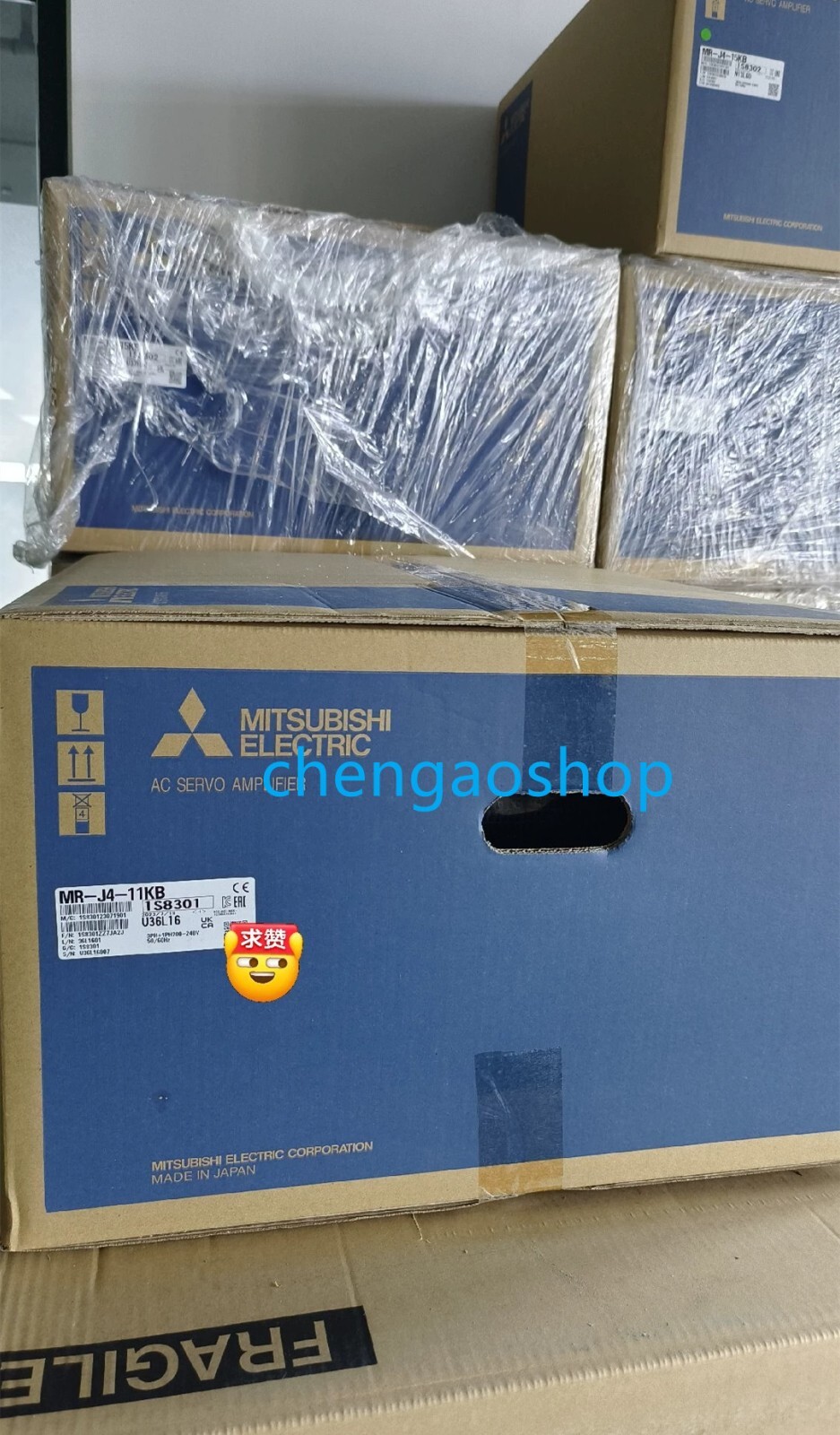 1PCS NEW Mitsubishi Servo Driver MR-J4-11KB (by DHL or Fedex)