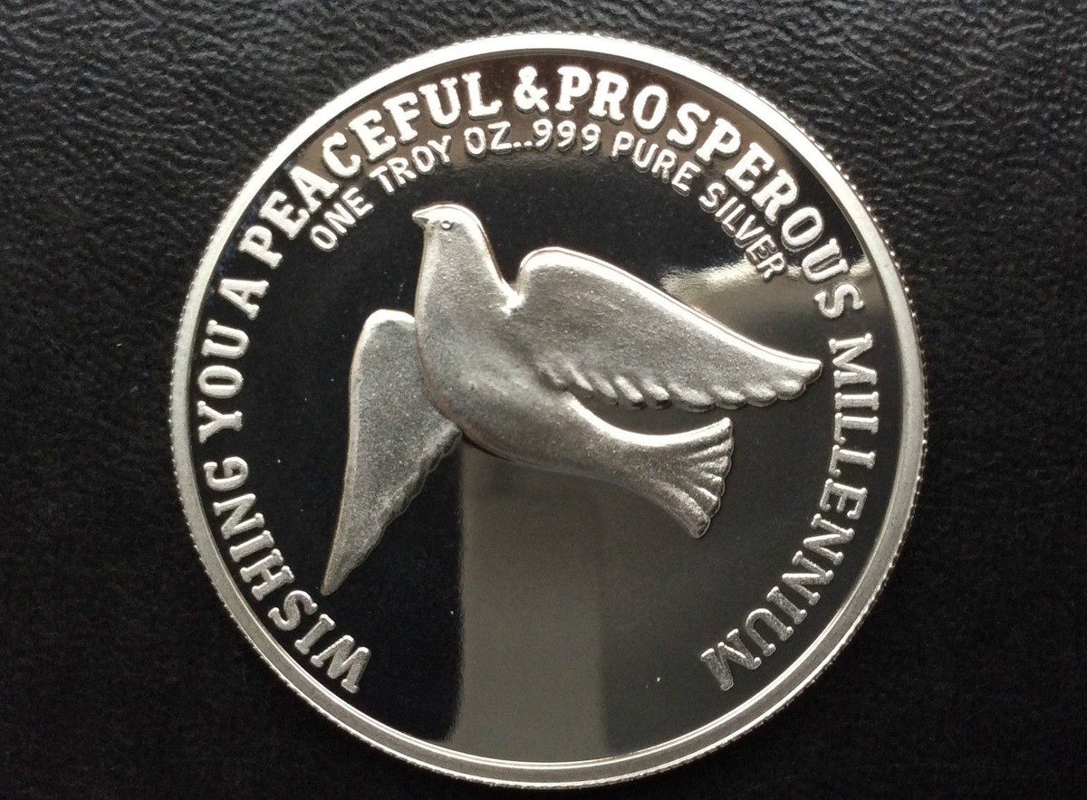 2000 Entering the New Millennium Silver Medal A2731 | eBay