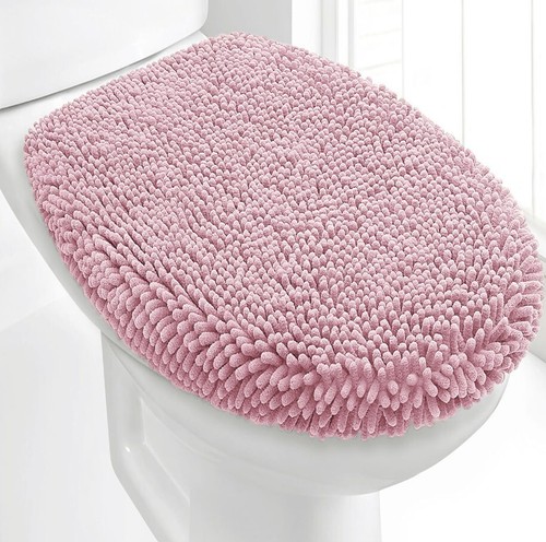 Soft Cozy Plush Chenille Toilet Seat Cover - Picture 13 of 13