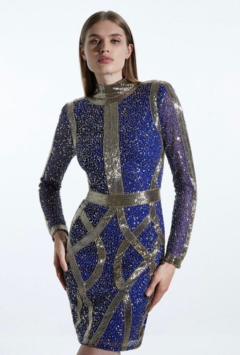 sequin dress size xs it doesn’t fit me was to late for return it - 第 1/13 張圖片