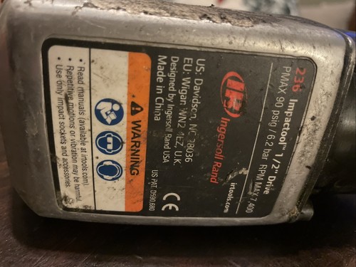 Ingersoll Rand 236 1/2 Air Impact Wrench, Impact Tool - Picture 5 of 6