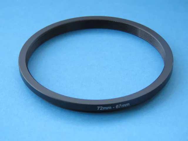 72mm to 67mm Stepping Step Down Ring Camera Filter Adapter Ring 72-67mm - Image 3 of 3