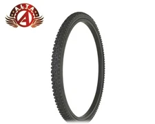 ALTALINE Bicycle Tire 26" x 1.75" A-813 All Black Sidewall Rough Mountain Knobby