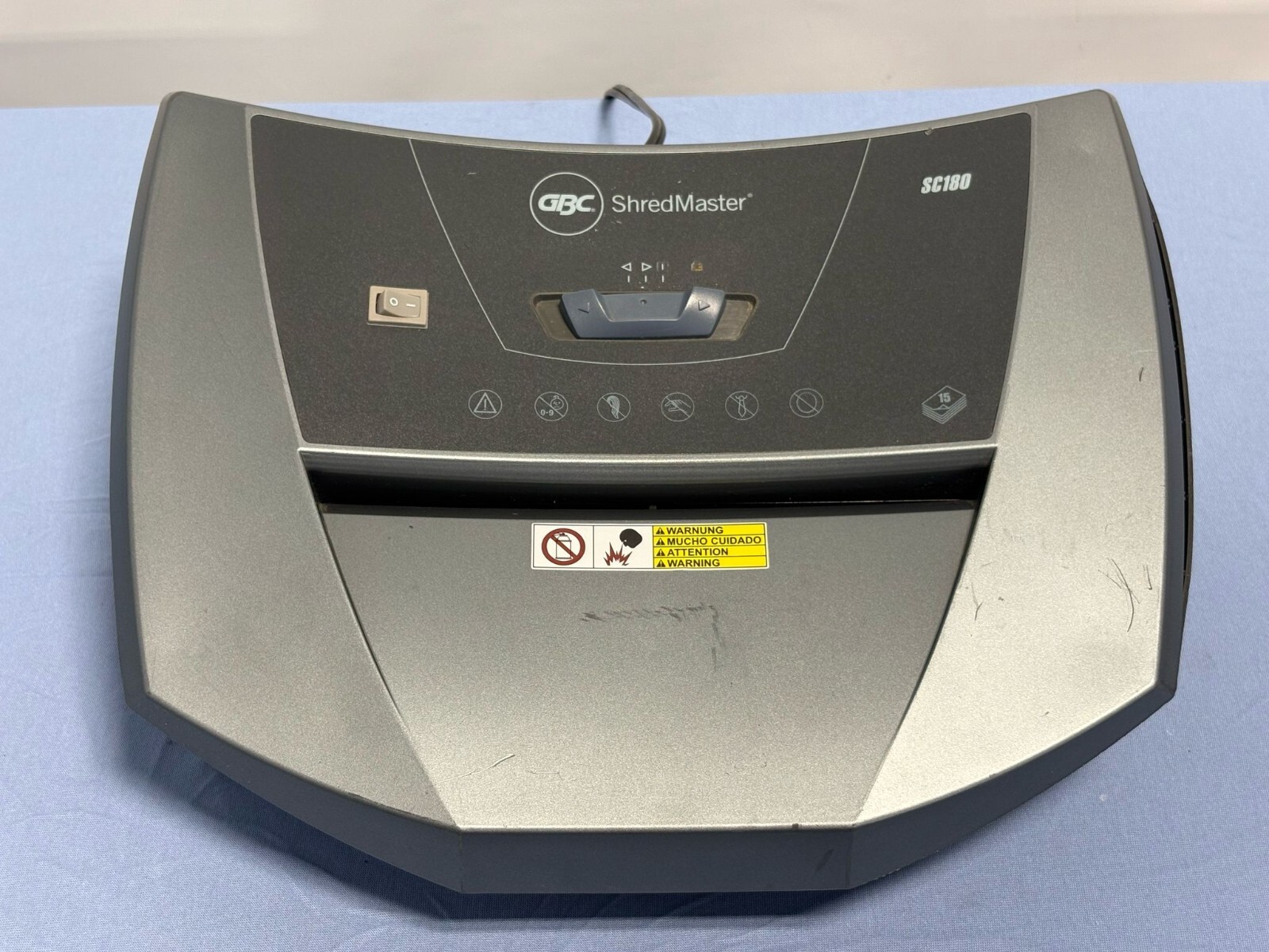 GBC ShredMaster Paper Shredder Head Part SC180