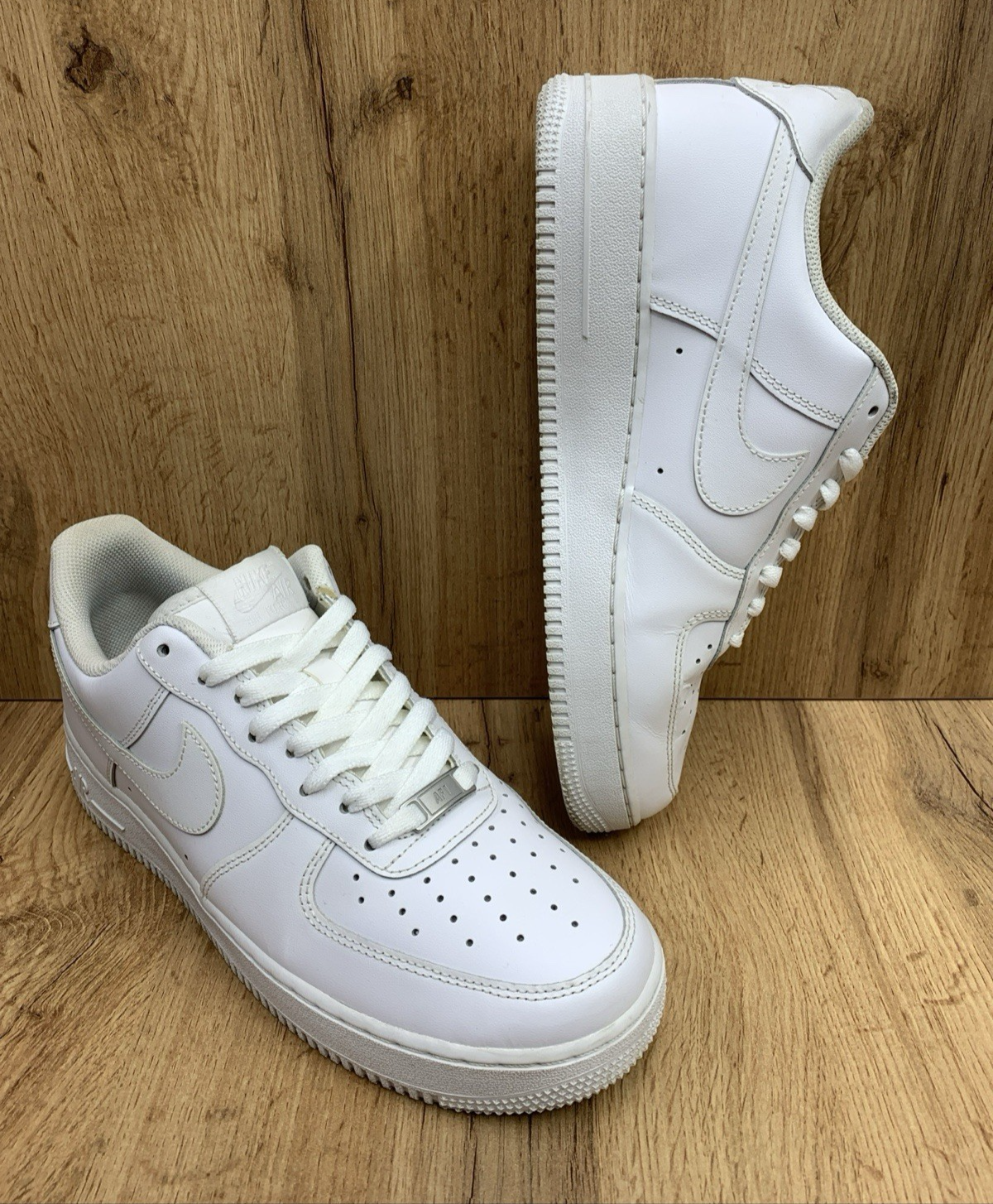 SAOLA Nike Air Force 1 '07 scarpe sneakers basse triple bianche 315122 111 da uomo taglia US 9 5