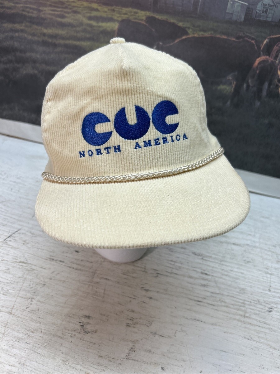 Vintage Cream White Corduroy CUC North America Snapback  display picture 1