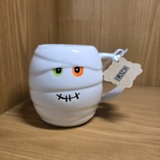 Mummy Coffee Mug Figural Hand Painted Halloween Monster