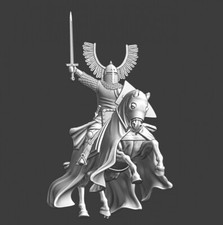 Northern Crusades Miniatures Medieval Crusader Mounted Teutonic Grand Master 3D