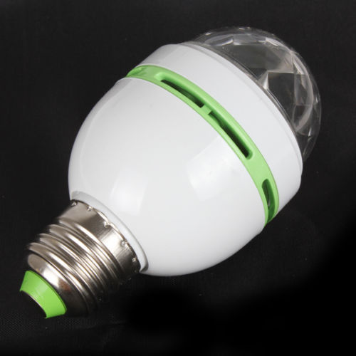 E27 3W Colorful Auto Rotating RGB LED Bulb Stage Light Party Lamp Disco Club 1pc - Picture 3 of 5
