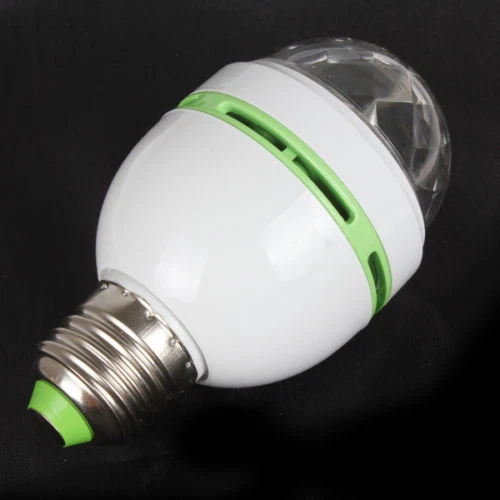 E27 3W Colorful Auto Rotating RGB LED Bulb Stage Light Party Lamp Disco Club 1PC - Image 3 of 4