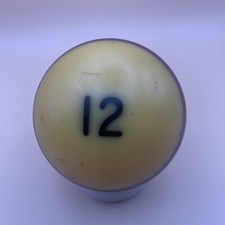 Vintage Replacement Pool Ball Billiards Purple Striped 12 Ball 2 1/4" Diameter