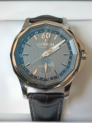 CORUM Admiral's Cup Legend 42 Annual Calendar Automatic Swiss Mens Watch NEW