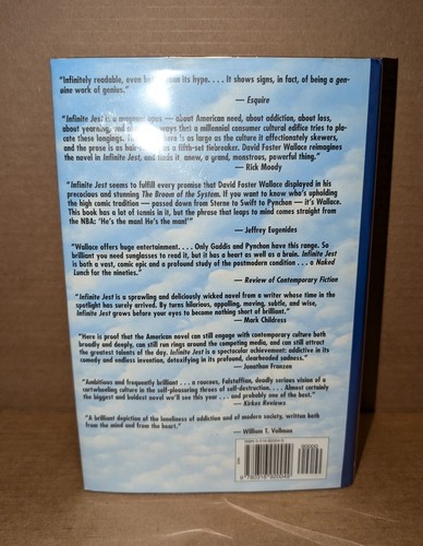 INFINITE JEST David Foster Wallace 1996 First Edition 1st Printing HC/DJ - Picture 12 of 12