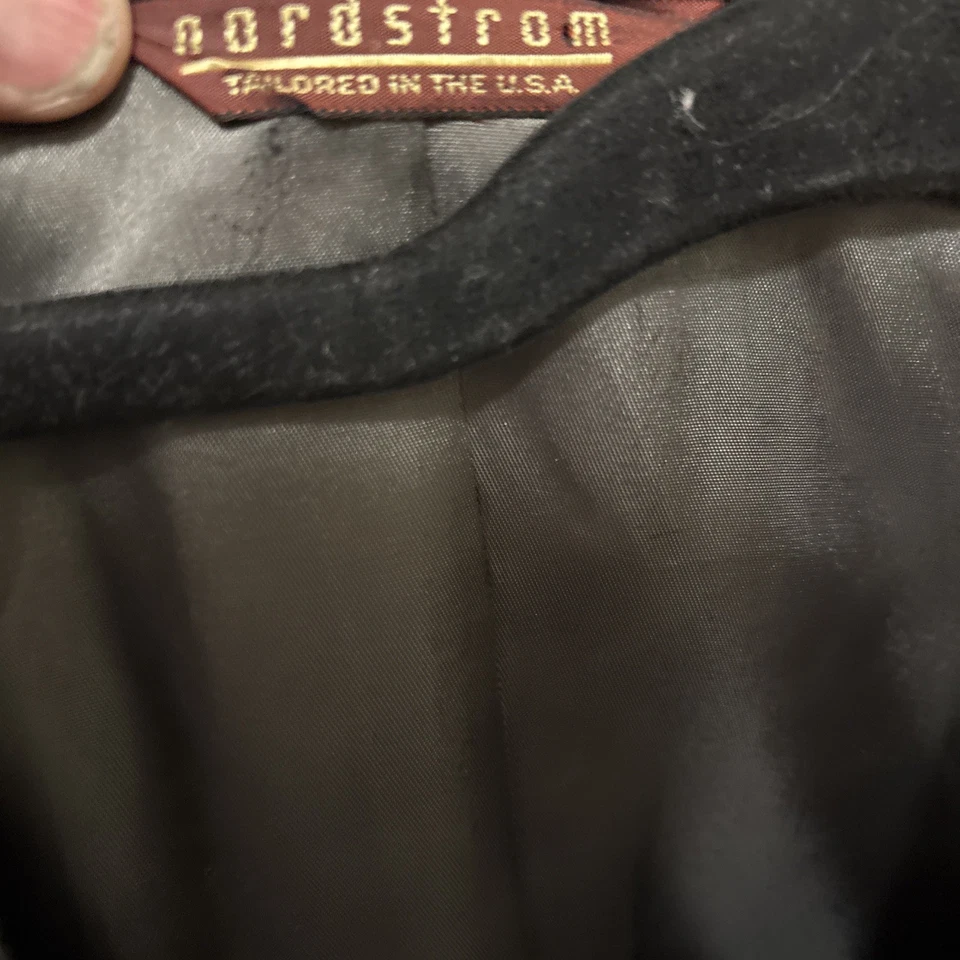 Traje de dos piezas Nordstrom Travelers para hombre, chaqueta 36R pantalones 32X30, gris; 100 % lana Foto 3 de 4