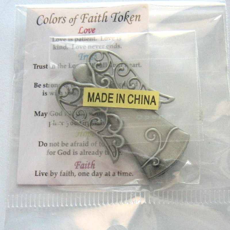 Ganz Angel Colors of Faith Token  Trust in the Lord With All Your Heart New