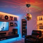 Yescom 12" Large Disco Ball with Motor 6RPM 18 RGBW LED Lights for 70s 80s Party — photo 3