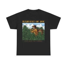 Harvest Of Joy Tshirt Weed Fields 420 Stoner Farming Unisex Heavy Cotton Tee