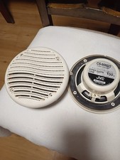 JVC CS-MX622 Marine Speakers 6.5" 2-Way 100W 4-Ohm White Boat Pair TESTED