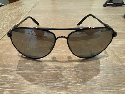 Used Oakley Daisy Chain OO4062-15 Metallic Black Chrome Iridium Polarized Lenses