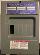SQUARE D Homeline 100 Amp 6-Space 12-Circuit Indoor Main Lug Load Center 