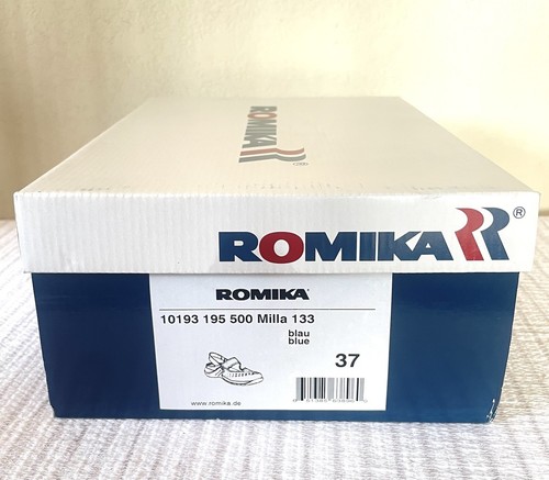 NEU im Karton Romika Milla Mary Jane US 6- 6,5 EU 37 Comfort Leder Navy Clog - Bild 15 von 16