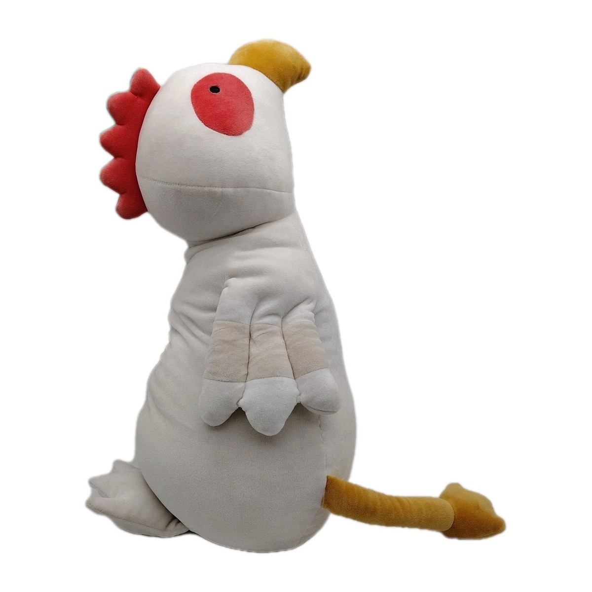 Pillowfort Chicken - Weighted Sensory Plush Throw Pillow White - 3