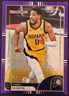 2025 Topps NBA Hoops Basketball Pixel Burst Purple Tyrese Haliburton #149