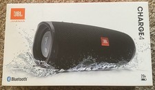 BNIB, JBL Charge 4 - Waterproof Portable Bluetooth Speaker - Black