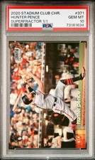 Marketplace image: 2020 Topps Stadium Club Chrome Hunter Pence Superfractor #1/1 Giants PSA 10